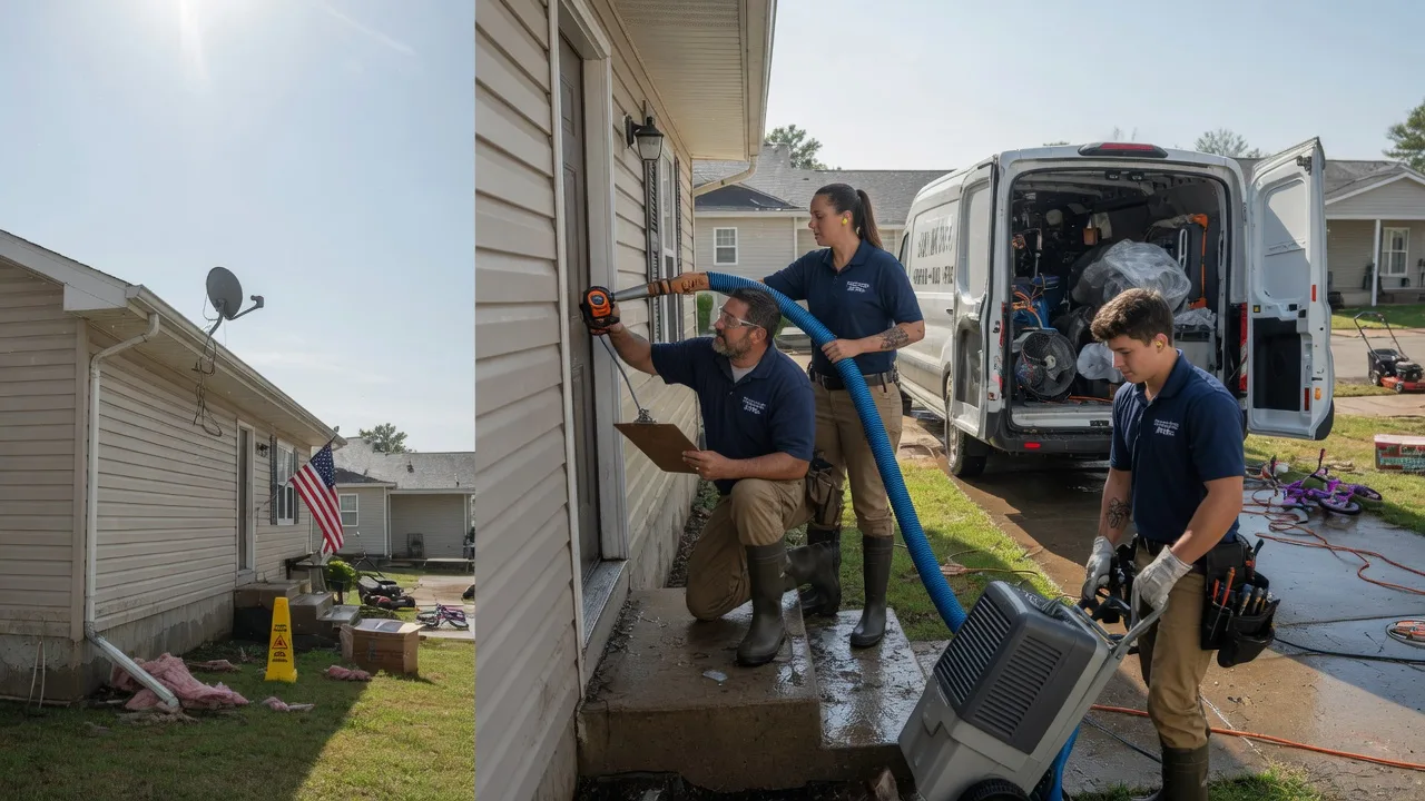 Ceiling Water Damage Restoration in Deshler, OH near me